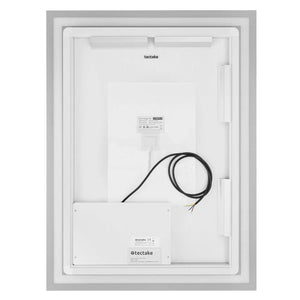 Rechteckiger LED Badezimmerspiegel Clara 50 x 70 cm