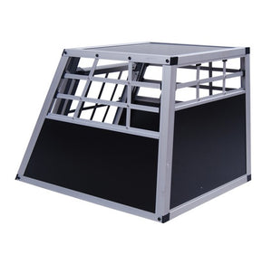 Boîte de transport pour chien en aluminium, petite