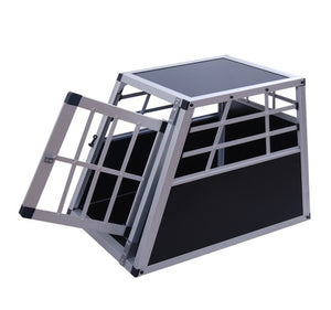 Boîte de transport pour chien en aluminium, petite