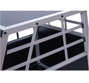 Boîte de transport pour chien en aluminium, petite