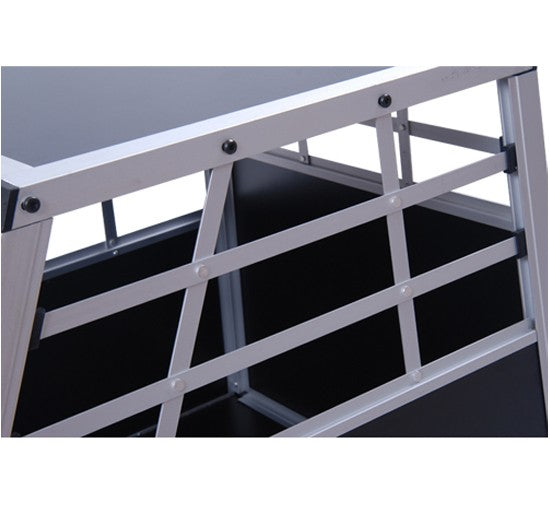 Boîte de transport pour chien en aluminium, petite