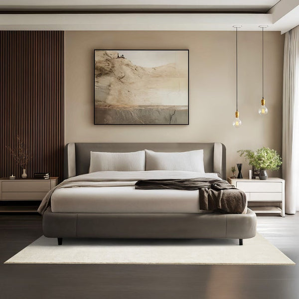 Tapis à poils courts Soft Zone crème 140 x 200 cm 