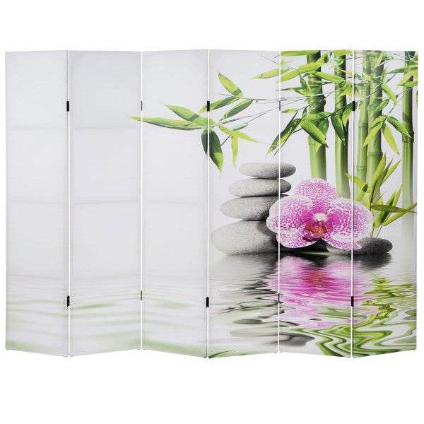 Foto-Paravent T234, Paravent Raumteiler Trennwand Kho Samui FSC-zertifiziert ~ 180x240cm