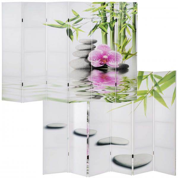 Foto-Paravent T234, Paravent Raumteiler Trennwand Kho Samui FSC-zertifiziert ~ 180x240cm