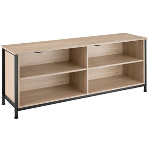 Sideboard Navan 147x41x60,5cm Industrial Holz hell, Eiche Sonoma