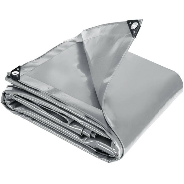 Bâche grise imperméable - 3 x 6 m 