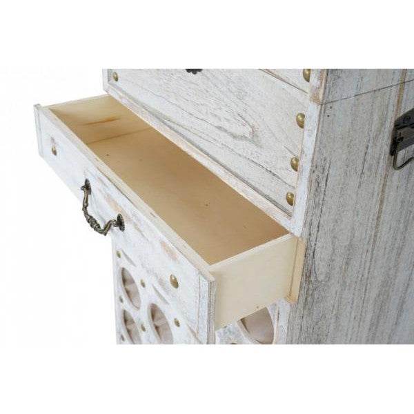 Weinregal Lucan, Flaschenregal, Shabby-Look, Vintage