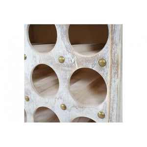 Weinregal Lucan, Flaschenregal, Shabby-Look, Vintage