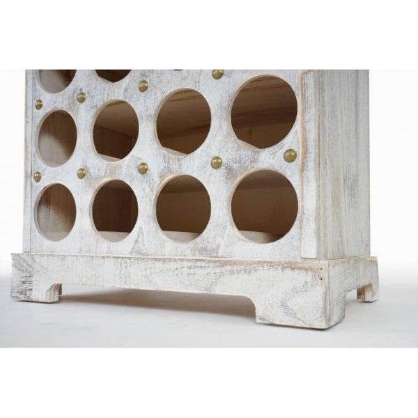 Weinregal Lucan, Flaschenregal, Shabby-Look, Vintage