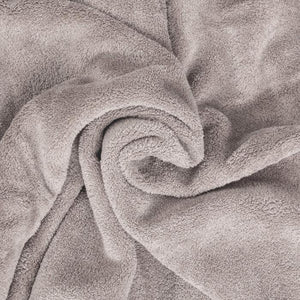 2 cuddly blankets with sleeves, grey, 180 x 150 cm