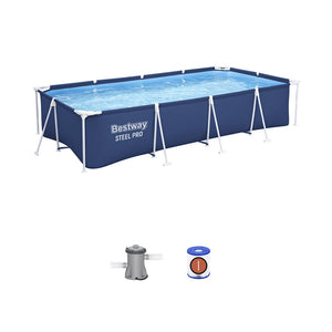 Set piscina Bestway Steel Pro Frame 400x211x81cm con pompa filtro