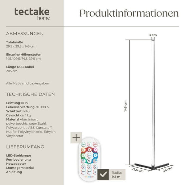 LED-Stehlampe Spectra pro Stück