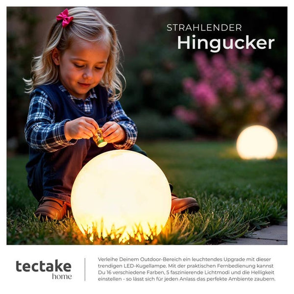 Kugelleuchte Luminous Globe, LED, mit Fernbedienung M (Ø 40 x 40 cm)
