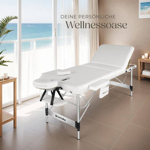 3 Zonen Massageliege Ko Tao weiss