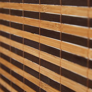 Paravent Braun Holzstreben | 5 teilig | Holz | Raumteiler Trennwand Sichtschutz