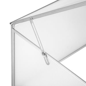 Frühbeet 102 x 61 x 41 / 31 cm