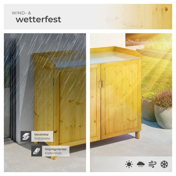 Pflanztisch mit Unterschrank