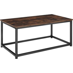 Couchtisch Lynch Industrial Holz dunkel, rustikal