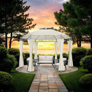 Gartenpavillon Siana creme