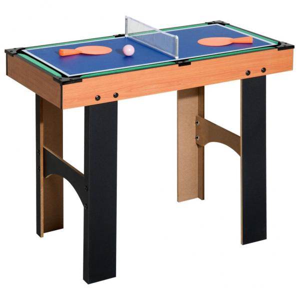 4 in 1 Multi Spieltisch Tischfussball, Tischtennis, Hockey und Billard