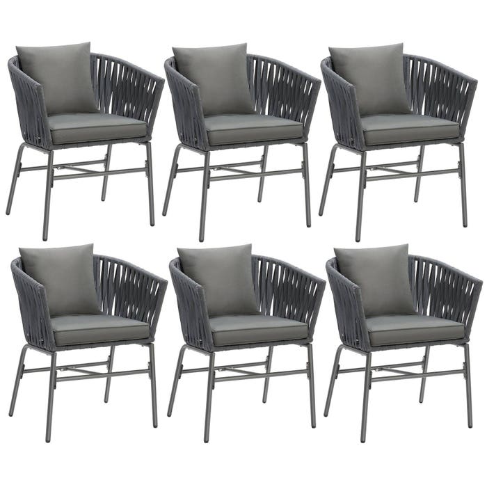Ensemble de chaises Valeiras, 6 pièces 
