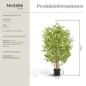 Bambou artificiel Bambosa 120 cm 