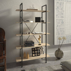 Regal Glasgow Industrial Holz hell, Eiche Sonoma