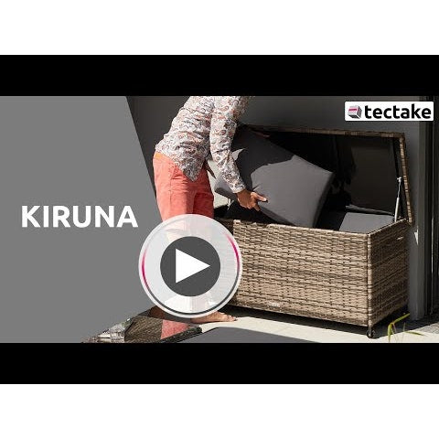 Auflagenbox Kiruna grau
