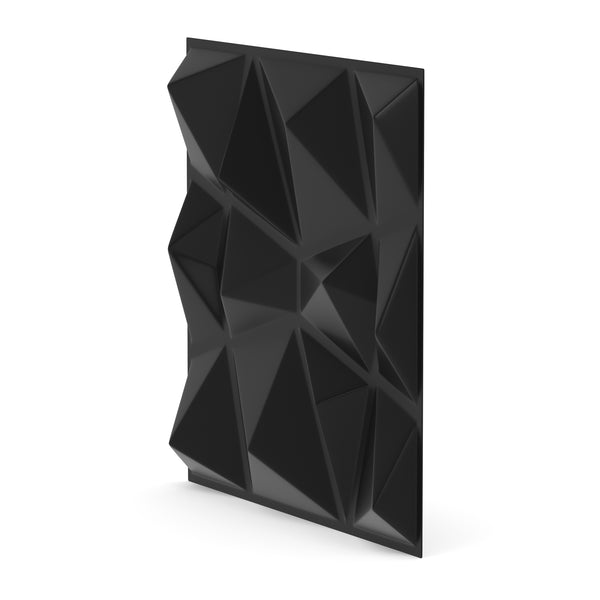 3D Wandpaneel 33er Set schwarz