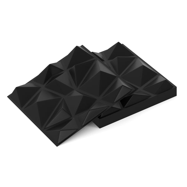 3D Wandpaneel 33er Set schwarz
