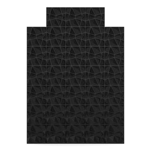 3D Wandpaneel 33er Set schwarz