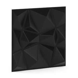3D Wandpaneel 33er Set schwarz