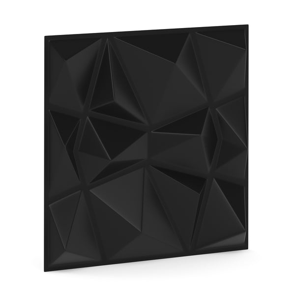 3D Wandpaneel 33er Set schwarz