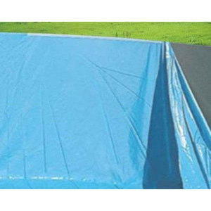 Pool-Innenhülle Innenplane Schwimmbadfolie, Stärke 0,5mm ~ Ø 4,57m x 1,32m