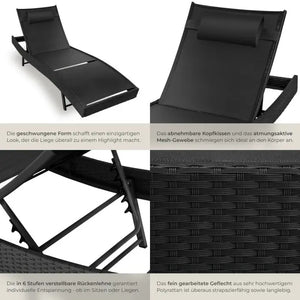 Rattan Sonnenliege Moana