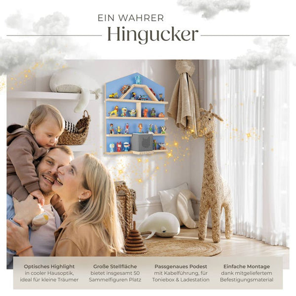Wandregal Mylittle Story blau