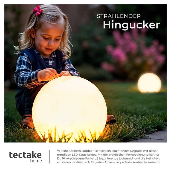 Kugelleuchte Luminous Globe, LED, mit Fernbedienung L (Ø 50 x 50 cm)
