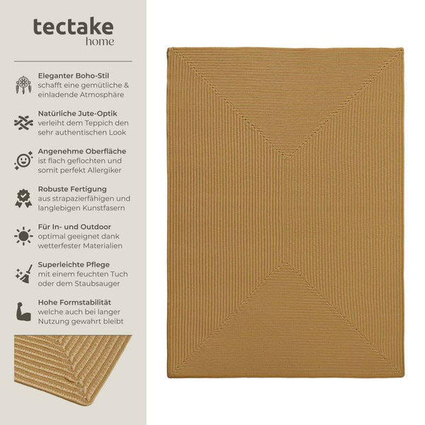 Tapis tressé Raya 120 x 170 cm