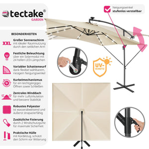 Sonnenschirm Sunna beige