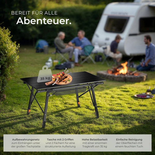 Campingtisch Tina schwarz