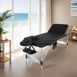 3 Zonen Massageliege Ko Tao schwarz
