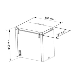 Kibernetik FSP Gefriertruhe 200L