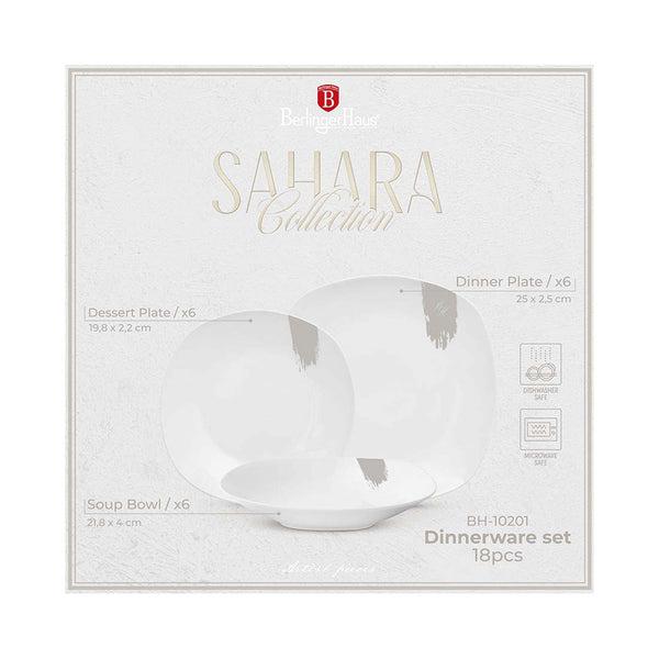 Berlinger Haus 18-teiliges Tellerset Sahara Collection