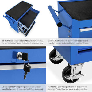 Werkzeugwagen blau