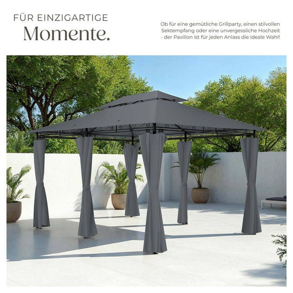 Gartenpavillon Emine anthrazit