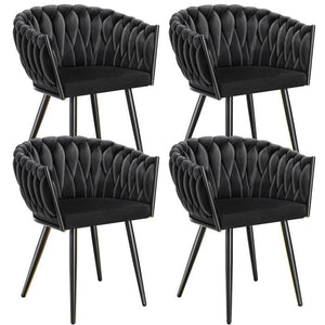 Esszimmerstuhl Astano schwarz 4er Set