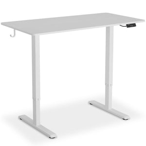 Elektrisch höhenverstellbarer Schreibtisch Loki weiss 120 x 60 cm