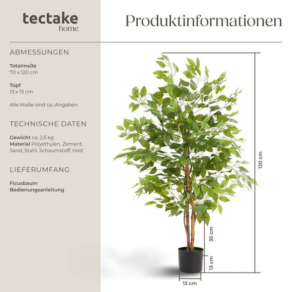 Ficus artificiel Fida 120 cm 