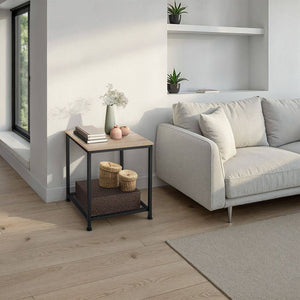 Beistelltisch Derby Industrial Holz hell, Eiche Sonoma