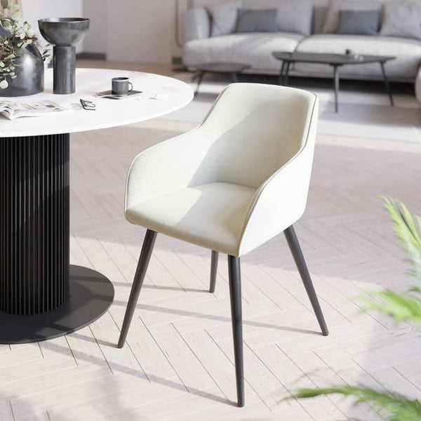 Stuhl Marilyn crème/schwarz pro Stück